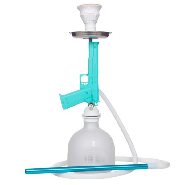 Mob Hookah Pistol 22” 1 Hose (TIFFANY BLUE)
