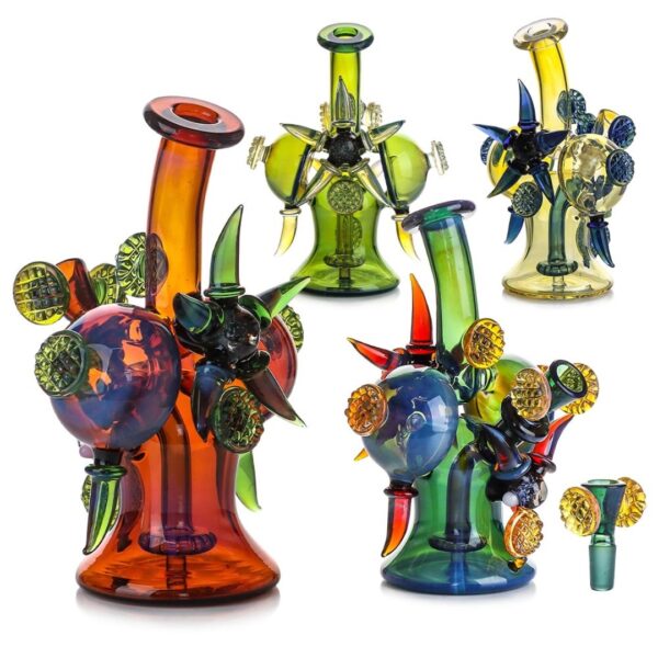 8.2″ Fumed Hydra Horn Water Pipe (ANY COLOUR)